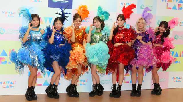 CANDY TUNE(左から 福山梨乃、桐原美月、南なつ、小川奈々子、立花琴未、宮野静、村川緋杏)