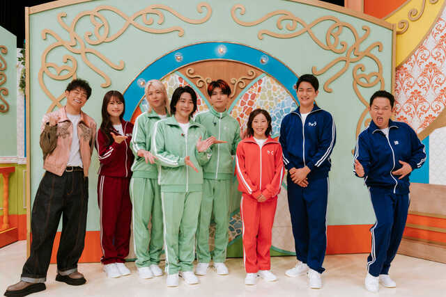 「テレビ×ミセス」に出演する「りくりゅう」ら（Ｃ）ＴＢＳ