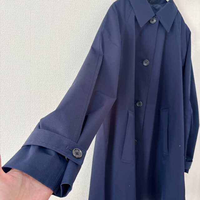 GUバルマカーンAラインハーフコート　袖部分