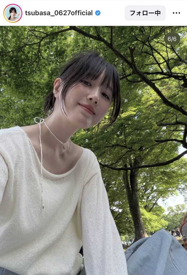 本田翼の公式インスタグラム（＠ｔｓｕｂａｓａ＿０６２７ｏｆｆｉｃｉａｌ）より