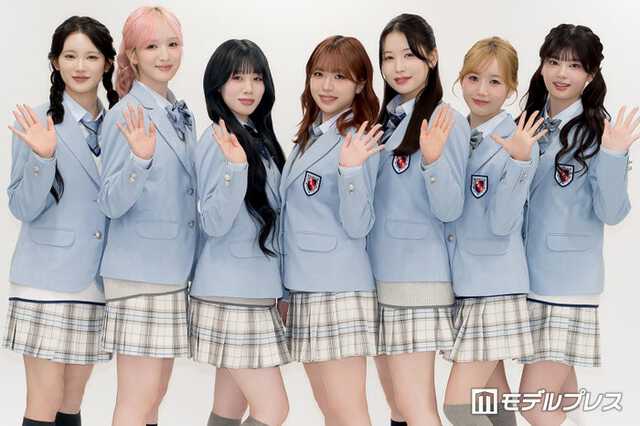 ME:I（左から）MIU、SUZU、AYANE、TSUZUMI、MOMONA、KEIKO、RINON（C）モデルプレス