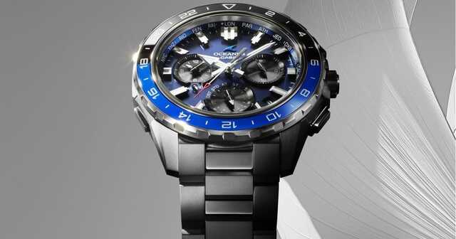 カシオ、世界各都市の時刻を一望できる「OCEANUS」の新モデル - UQライフ