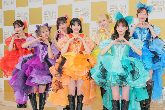 紅白リハ】FRUITS ZIPPER 初紅白に「泣いちゃいそう