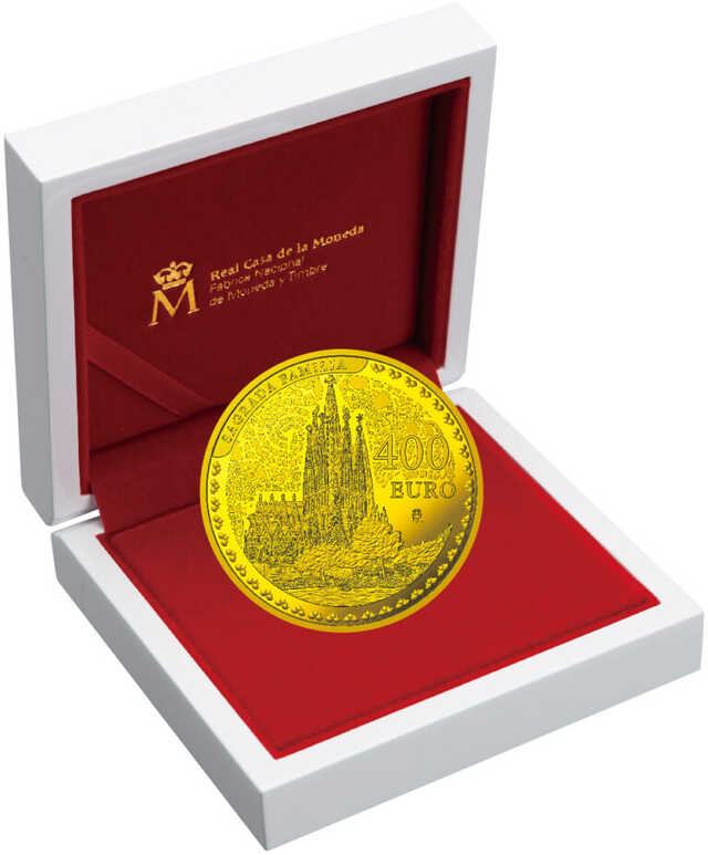 400ユーロ金貨<サグラダ・ファミリア>