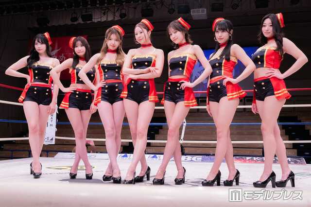 （左から）篠見星奈、愛花、荻野心、冨樫秋穂、永瀬ひな、西緒りり、星野琴（C）モデルプレス