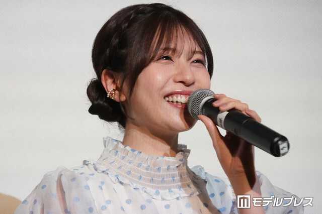 「架空名作劇場」第1弾「人情刑事 呉村安太郎」の上映会に登場した松田好花（C）モデルプレス