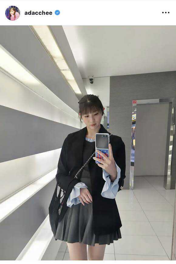 足立梨花のインスタグラム（＠ａｄａｃｃｈｅｅ）より