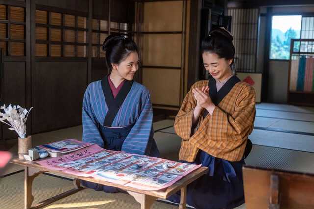 『風、薫る』場面写真 安(早坂美海)とりん(見上愛)