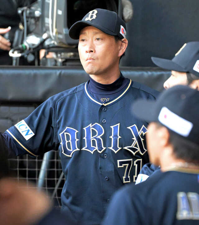 岸田護監督　初代サードユニフォーム　ナンバージャージ　オリックス　岸田監督 オリックス】自力Vの可能性が消滅…岸田護監督「あの流れで