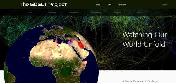 世界100以上の言語のあらゆる報道やSNSを収集・分析している「GDELTプロジェクト」、AIで25年分のテレビニュース翻訳などの実験も公開 - 画像