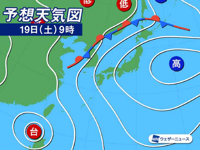 明日7月18日(金)の天気予報 関東甲信など梅雨明けか 四国や九州