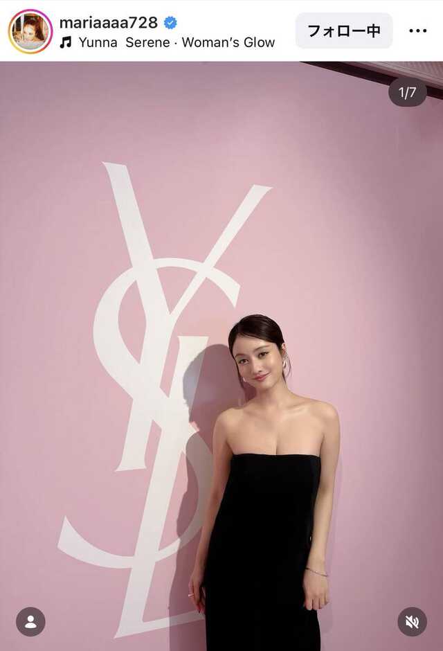谷まりあのインスタグラム(@mariaaaa728)より