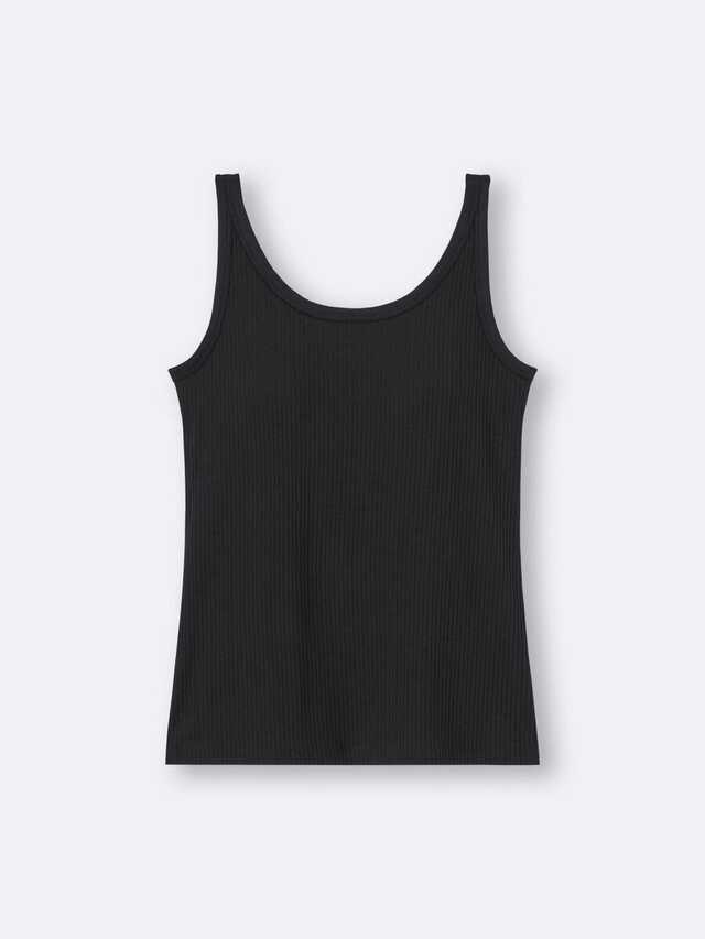 2026gu春値下げ大人女性おすすめブラフィールリブタンクトップ