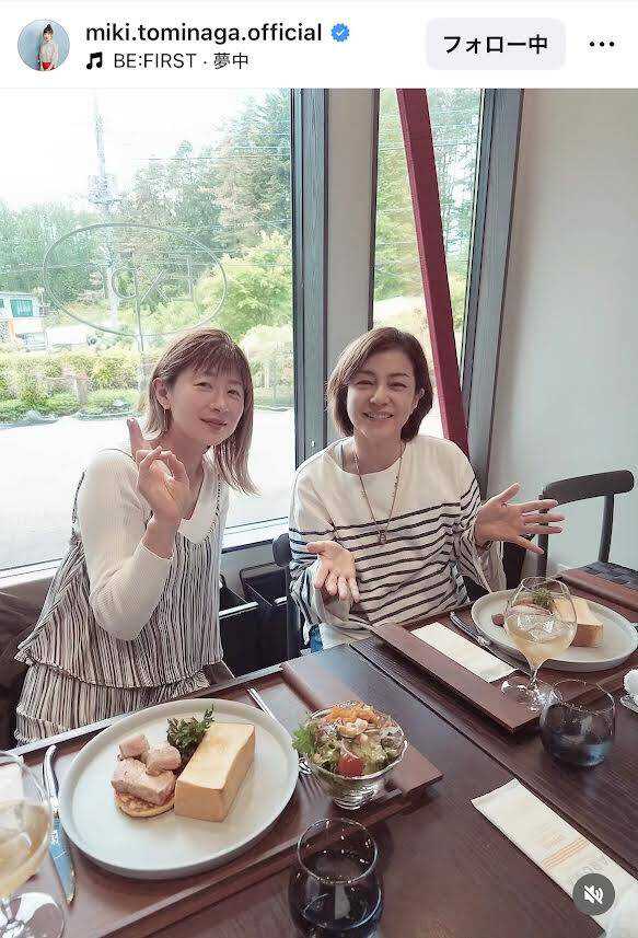 富永美樹アナのインスタグラム（＠ｍｉｋｉ．ｔｏｍｉｎａｇａ．ｏｆｆｉｃｉａｌ）より