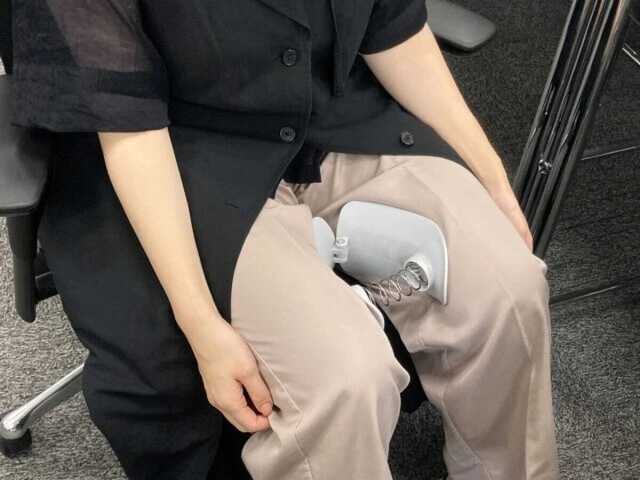 ダイソー　内転筋トレーニング器　使用例　内転筋