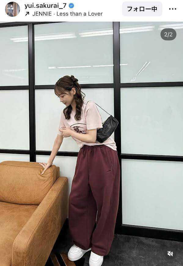 FRUITS ZIPPER 櫻井優衣 パンツ ジャージ ふるっぱー・櫻井優衣、メンバーからのおさがりパンツコーデにくぎ付け