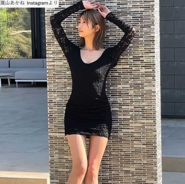 瀧山あかね、ソロショット ※「瀧山あかね」Instagram 瀧山あかね、ソロショット ※「瀧山あかね」Instagram