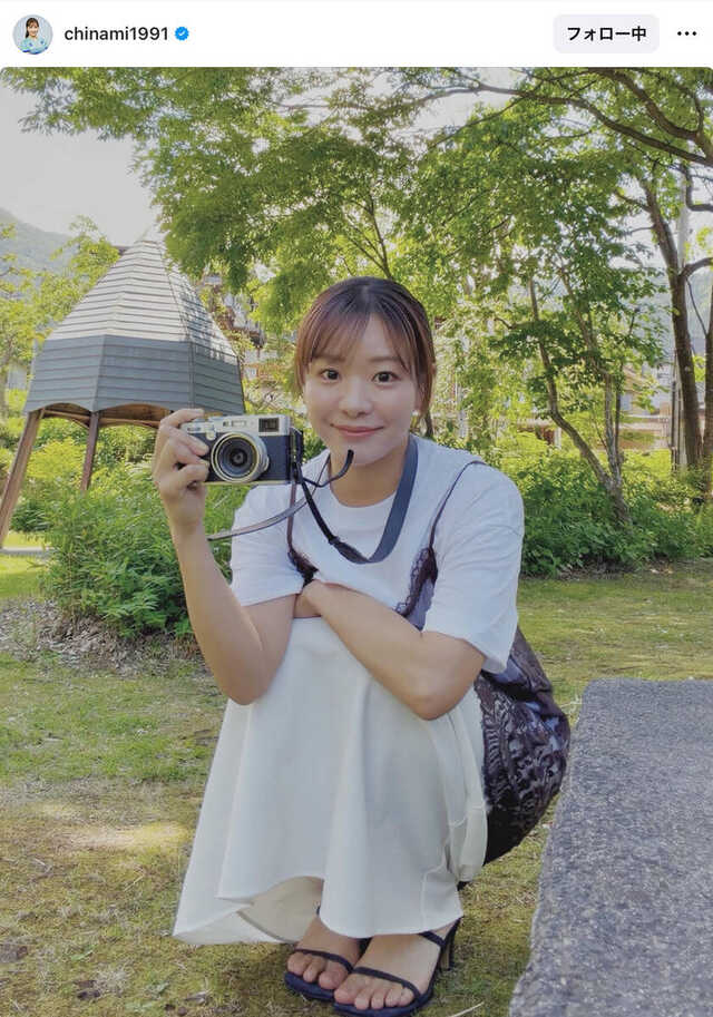 吉田知那美のインスタグラム(@chinami1991)より