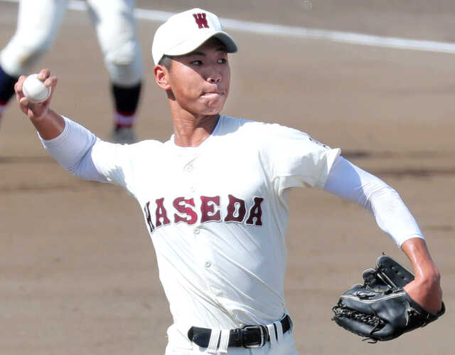 高校野球】早実が4回戦突破 196センチ・浅木遥斗が先発し3