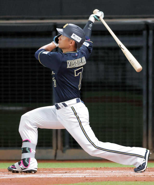 西川龍馬　実使用バット　オリックス 西川龍馬 実使用バット オリックス - メルカリ