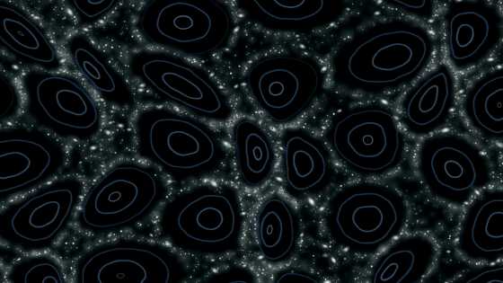 宇宙の広い範囲を占めている銀河がほとんどない領域「超空洞(ボイド)」とは？ - 画像