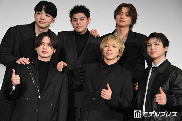 BE:FIRST／（上段左から）RYUHEI（リュウヘイ）、LEO（レオ）、JUNON（ジュノン）（下段左から）SOTA（ソウタ）、MANATO（マナト）、SHUNTO（シュント）（C）モデルプレス