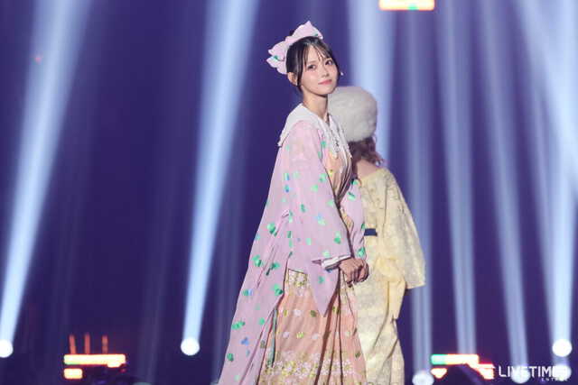 高嶺のなでしこ・松本ももな、可憐な和の装いで圧倒的な存在感。ライブ