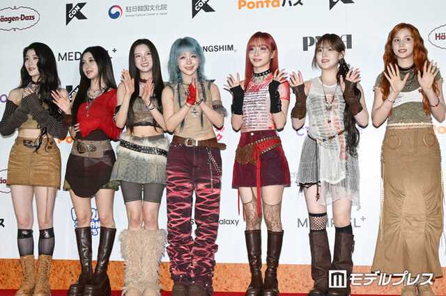 Kep1er／シャオティン、ダヨン、ユジン、ヒカル、ヨンウン、チェヒョン、ヒュニンバヒエ（C）モデルプレス