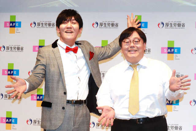 「タイムマシーン３号」の山本浩司（左）と関太