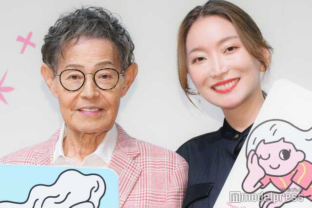 「あしたのわたしに、会おう。ご自愛市spring2026」 トークセッションに出席した加藤茶、加藤綾菜（C）モデルプレス