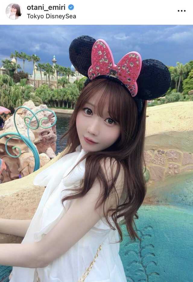 途中雨が降って前髪おわった」イコラブ・大谷映美里のディズニーが