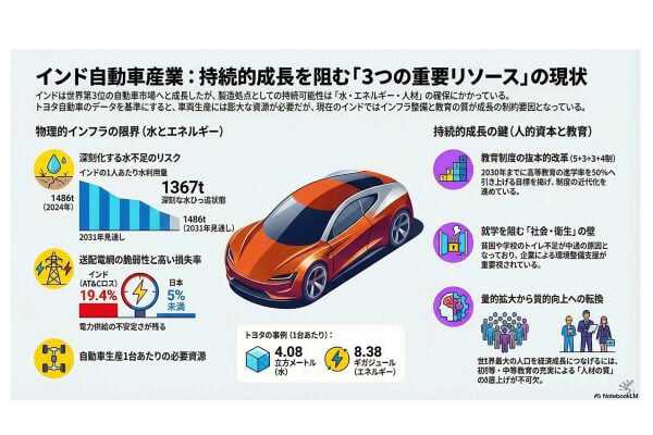 インド自動車産業 成長の課題。