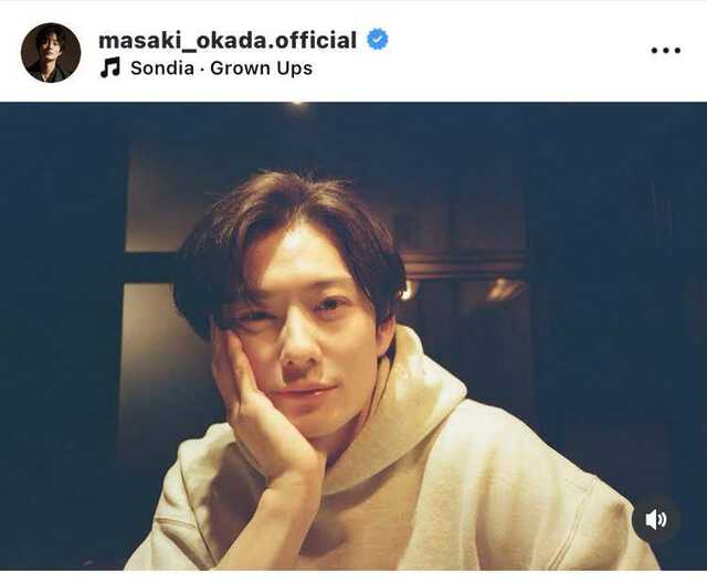 岡田将生のインスタグラム（＠ｍａｓａｋｉ＿ｏｋａｄａ．ｏｆｆｉｃｉａｌ）より
