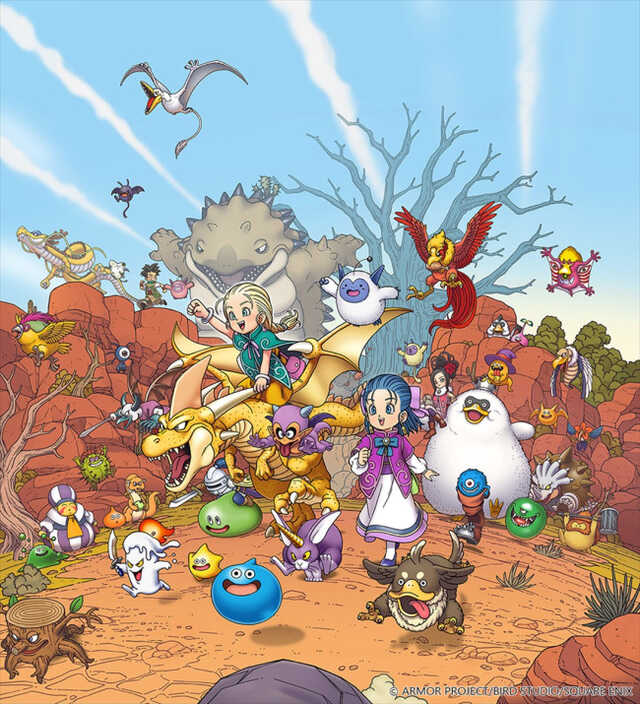『ドラゴンクエストモンスターズ4 枯れ木の国のビアンカ・フローラ』キービジュアル 『ドラゴンクエストモンスターズ4 枯れ木の国のビアンカ・フローラ』キービジュアル