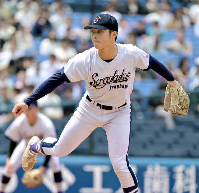 横浜創学館の先発・川崎進太朗（カメラ・竹松 明季）