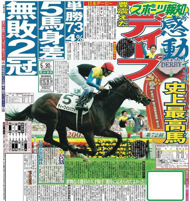 ダービー武豊伝4】単勝支持率73・4％の異常人気 天才も声震わせ
