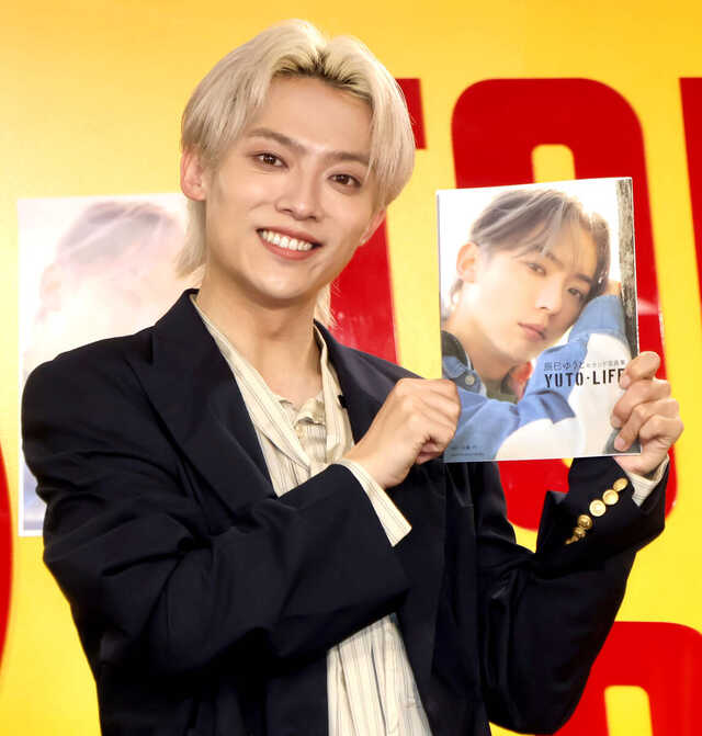 写真集発売記念イベントを開催した辰巳ゆうと（カメラ・松下　大樹）