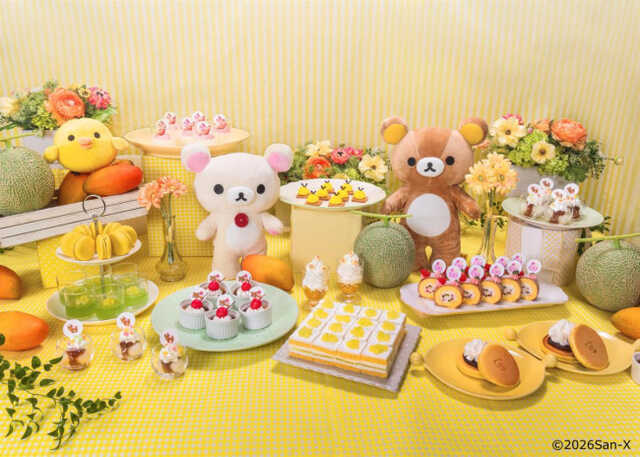 「『ホテルニューオータニ』×『リラックマ』スーパースイーツビュッフェ～ひだまりのメロン・マンゴー＆ハニー～」
