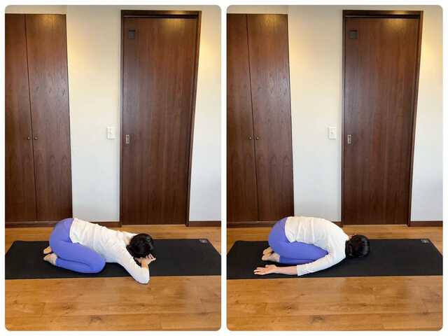 チャイルドポーズ②