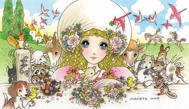 シーシイ様専用高橋真琴クリアファイルマーメイド・ラプンツェル・花