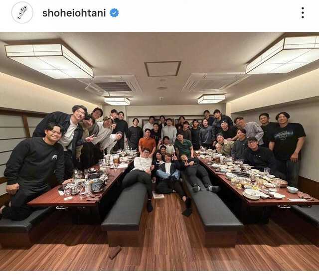 大谷翔平のインスタグラム（@shoheiohtani)から