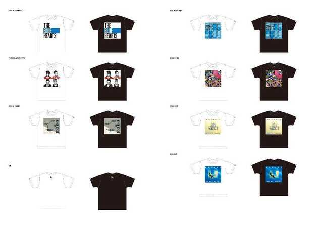 THE BLUE HEARTS、名盤のジャケットTシャツとカセットテープを単品で