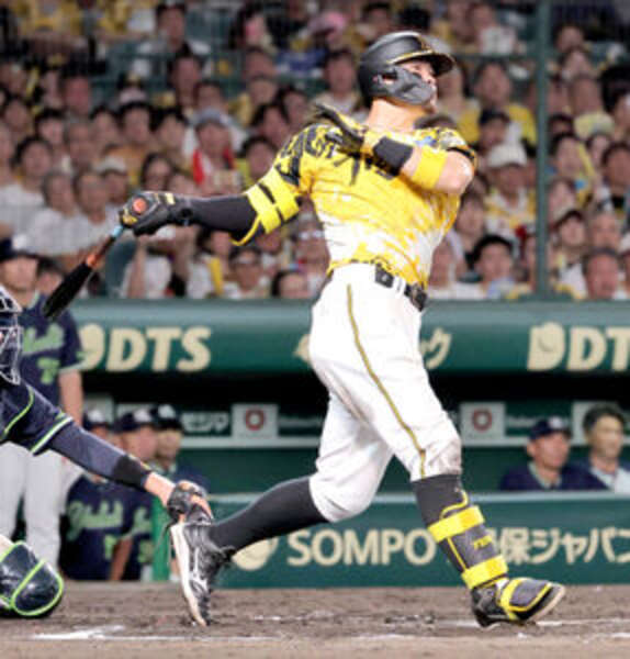 阪神】佐藤輝明、自己最多タイ24号V2ラン 伊藤将は7回零封