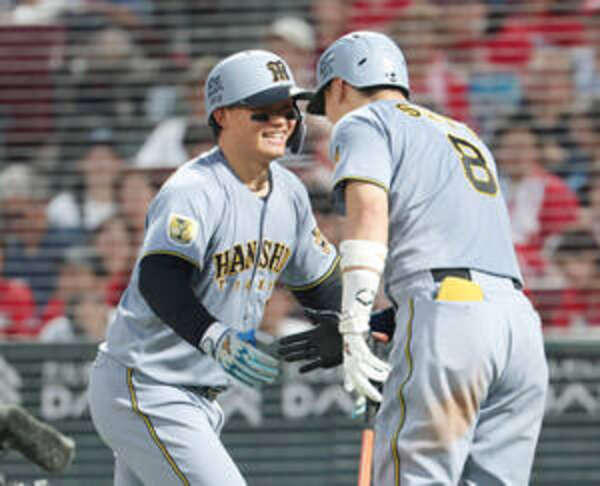 nori.ページ　2点まとめ森下翔太選手 才木浩人選手　ボブルヘッド 阪神】森下翔太、自己最多24号2ラン 才木浩人は敵地マツダで無傷4