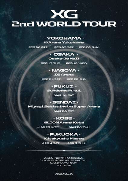 XGワールドツアーグローバルパッケージ　オリジナルグッズ（トレカ付き、3公演分） XGワールドツアーグローバルパッケージ オリジナルグッズ（トレカ付き