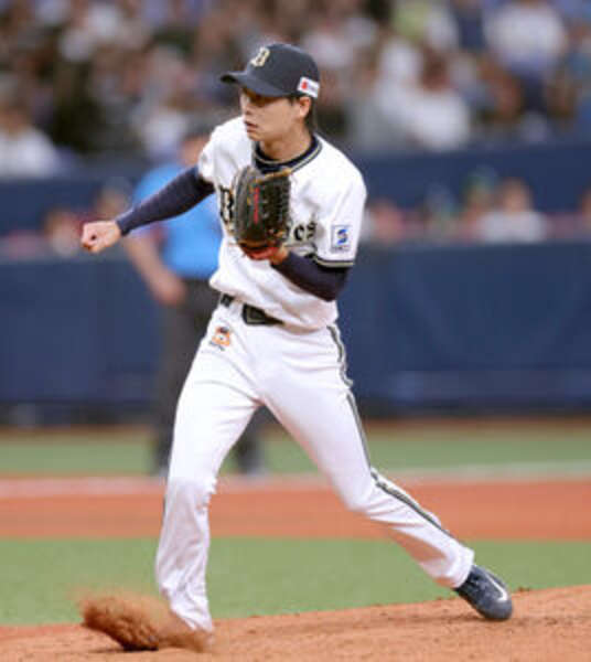 オリックス　山岡泰輔選手　赤泊　25枚限定 オリックス・山岡泰輔が後半戦初のマウンドへ。千葉ロッテ打線は