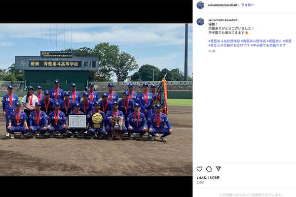 青藍泰斗高校 ストライプ 応援ユニフォーム　Ｓサイズ 青藍泰斗高校 ストライプ 応援ユニフォーム Lサイズ - メルカリ